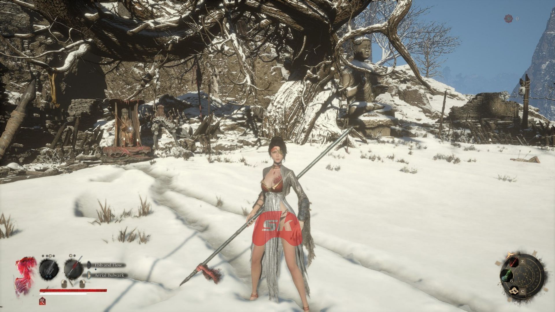 Spear in Wuchang: Fallen Feathers (Image via Sportskeeda Gaming // 505 Games)